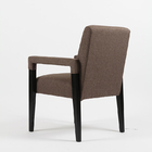 High Back Fabric  Upholstered Armchair For Dining Living Room