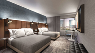 5 Star Modern Luxury Hotel Bedroom Furniture Sets Solid Wood