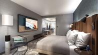 5 Star Modern Luxury Hotel Bedroom Furniture Sets Solid Wood