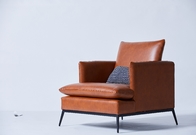 Leather  Single Leisure Chair Luxury Modern Indoor Living Room Furniture
