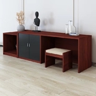 Modern hotel TV cabinet combination solid wood hotel bedroom furniture set