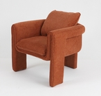 Living Room Velvet Tri Leg Leisure Chair Upholstered Modern Design