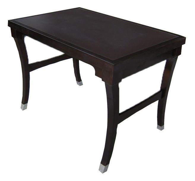 Simple Solid Wood Hotel Writing Desk HPL Top With 30% Sheen , 48''W*24''D*30''H
