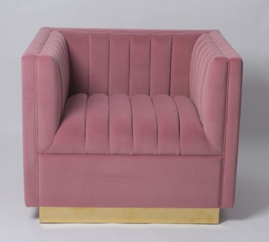 Custom Color Velvet Fabric Sofa Living Room Furniture Armchair