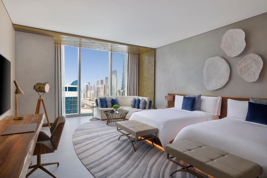 Customized Hotel Bedroom Set Luxury Modern Attractive Wood