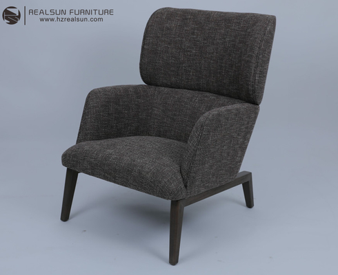 Good price Wooden Frame & Upholstered Lounge Chair Customized online
