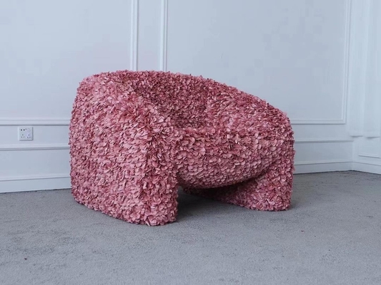 Good price Customized Hotel Home Furniture Chair  With Wood Frame Flower Pattern online