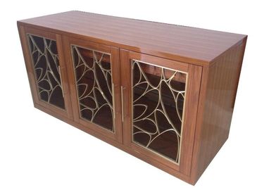 Good price Classic 3 Door Hotel Bedroom Dresser / Console , Walnut Writing Table online
