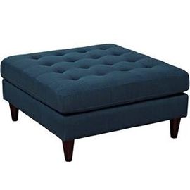 Good price Square American Style Bedroom Ottoman Storage Bench Button Tufted Linen Wooden Base online
