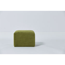 Good price Green Velvet Solid Wood Bedroom Ottoman Bench , Bedroom Storage Stool online