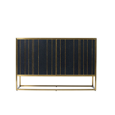 Good price Modern Sideboard Cabinet Gold Stainless Steel 2 Door Bar Cabinet For Home Hotel online