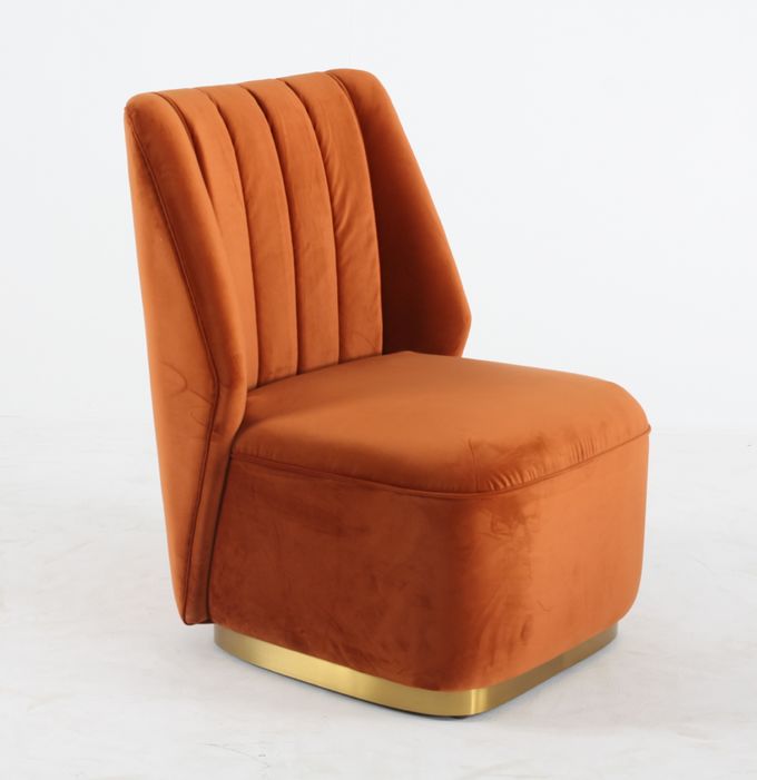 Living Room Single Velvet Modern Sofa Chair Modern And Luxury 3