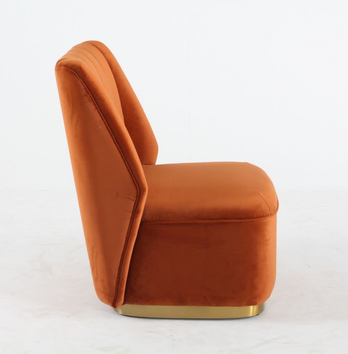 Living Room Single Velvet Modern Sofa Chair Modern And Luxury 2