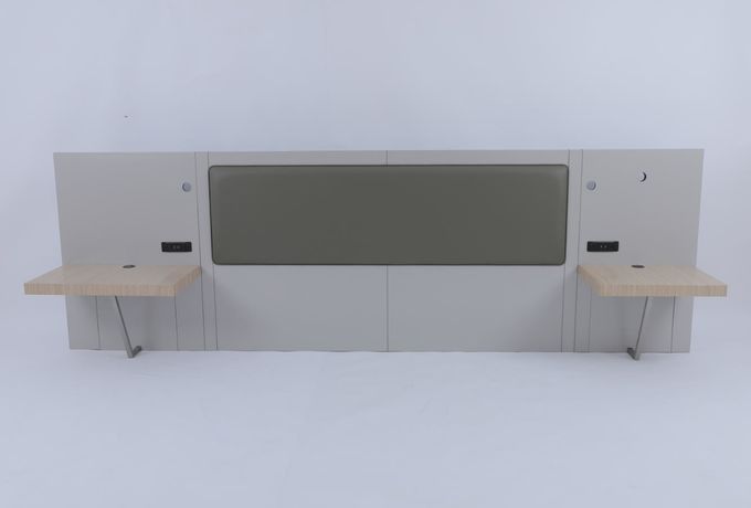 Hotel Bedroom Furniture Headboard With Nightstands In Hilton Garden Hotel Project 1