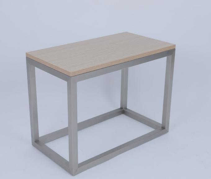 Custom Wood Top Rectangle Side Table For Hilton Hotel 1
