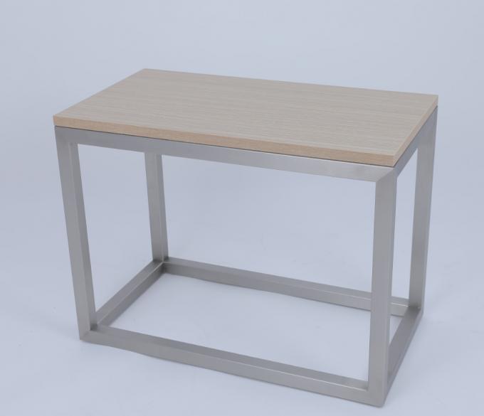 Custom Wood Top Rectangle Side Table For Hilton Hotel 3