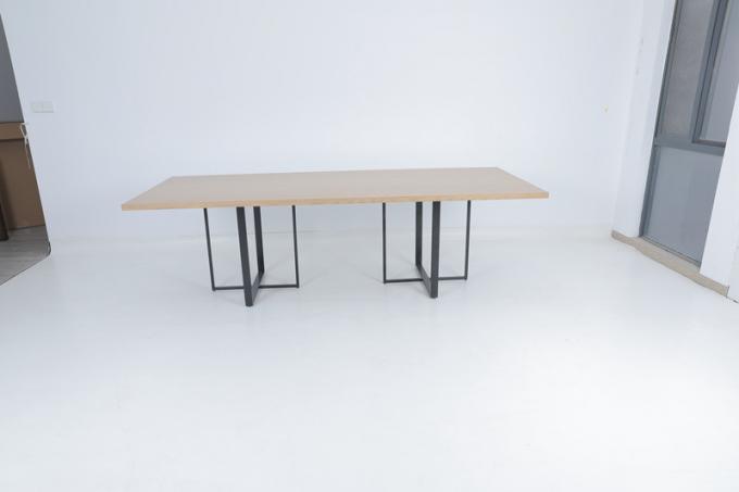 Modern Bedroom Custom Wood Desk With Metal Console 3