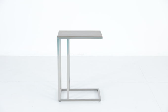 Hotel Furniture Guestroom Public Space Metal Base C Shape End Table 0