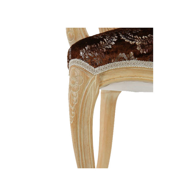 Luxury Antique Hotel Furniture Dining Room Chairs With Customized Fabric 1