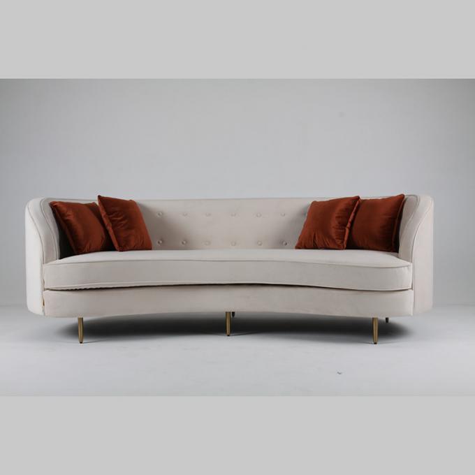 Indoor Furniture Living Room Curved Sofa Unfolded Modern Fashion 2